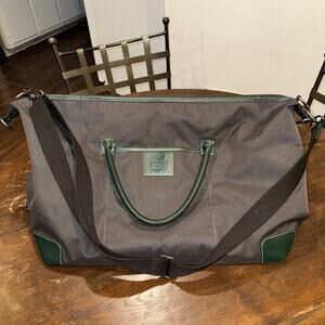 Masters Augusta National Large Travel Duffel Barren Canvas Leather